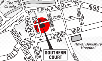 Map showing location of Garnet Education