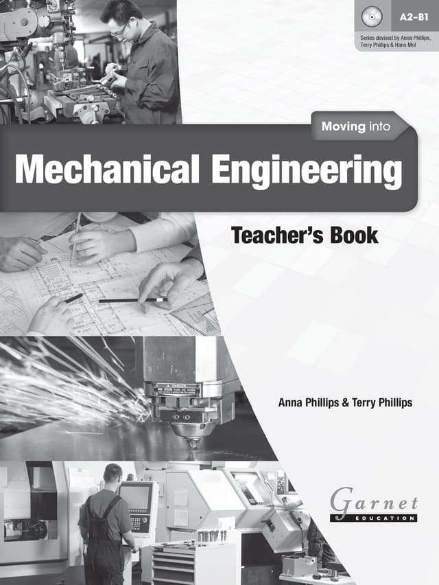 Moving into Mechanical Engineering Teacher's Book
