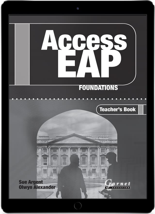 Access EAP: Foundations Teacher's Book