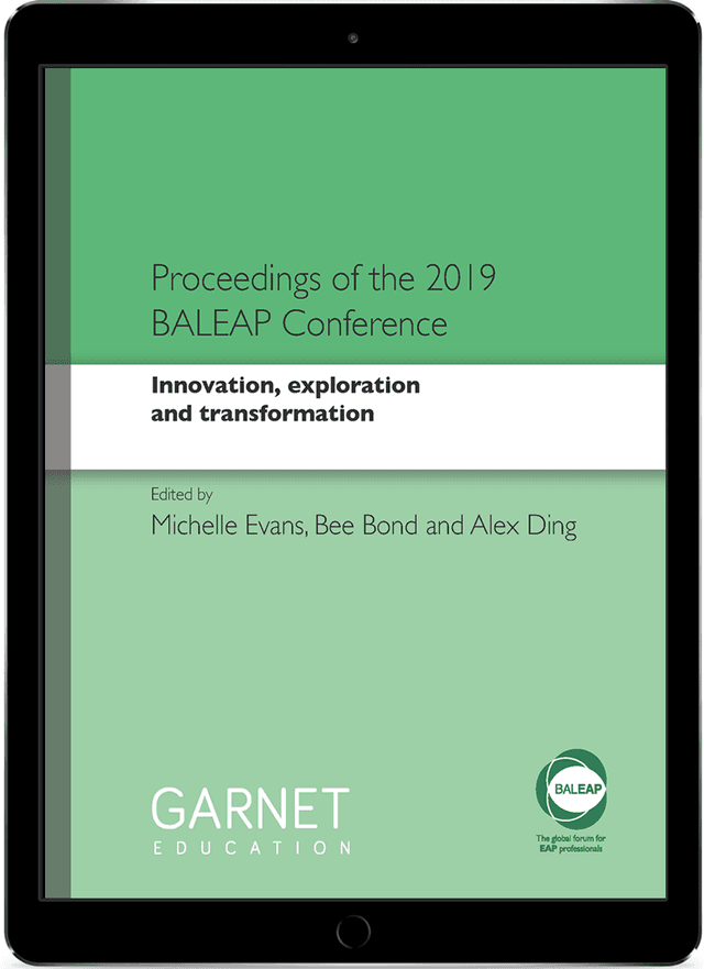 Innovation, exploration and transformation - Proceedings of the 2019 BALEAP Conference