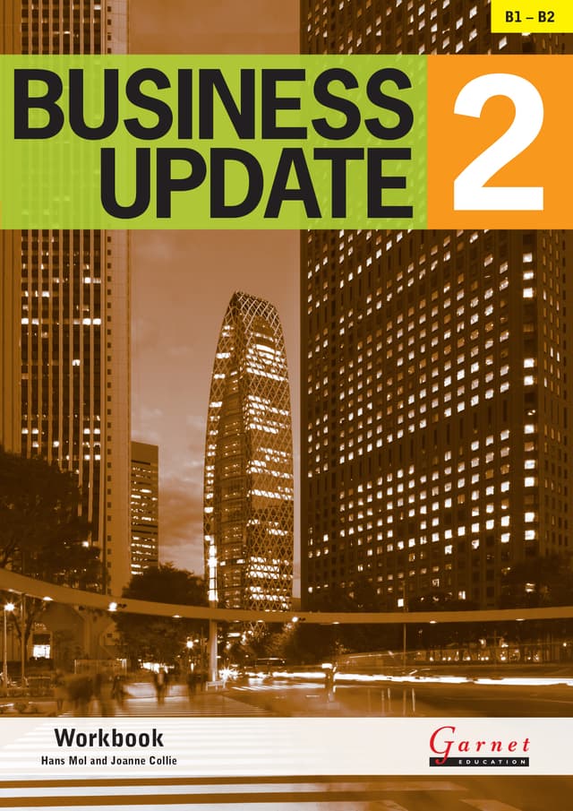 Business Update 2 Workbook with audio CD