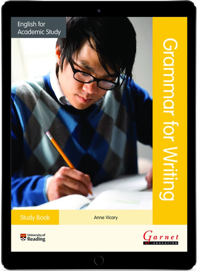 English for Academic Study: Grammar for Writing – Study eBook