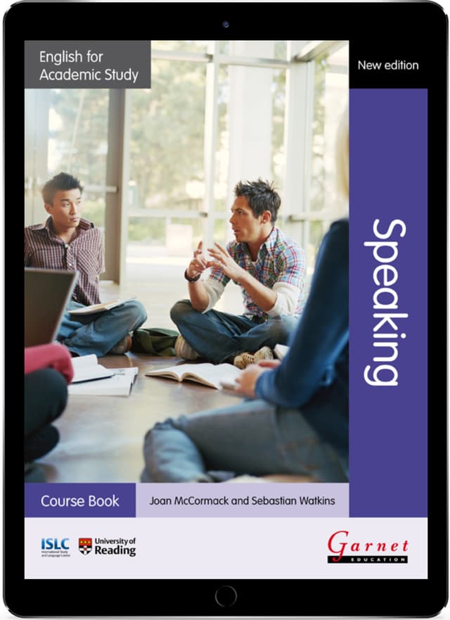 English for Academic Study: Speaking – Course eBook with Audio and Answers