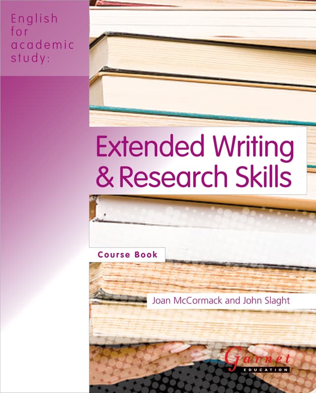 English for Academic Study: Extended Writing & Research Skills American Edition – Course Book