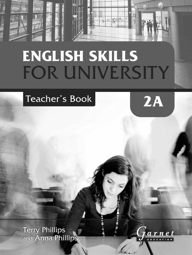 English Skills for University Level 2A Teacher's Book