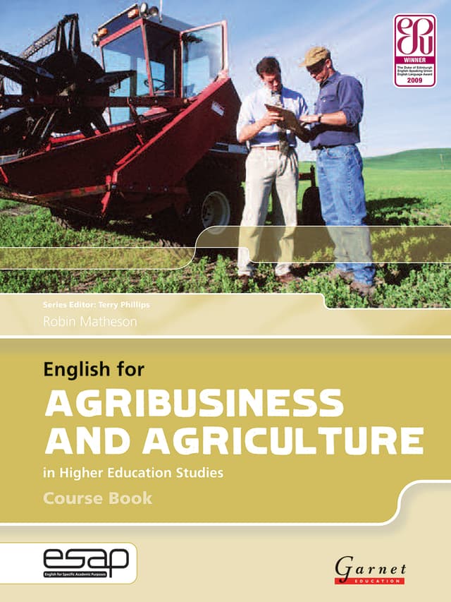 English for Agribusiness and Agriculture in Higher Education Studies Course Book with audio CDs