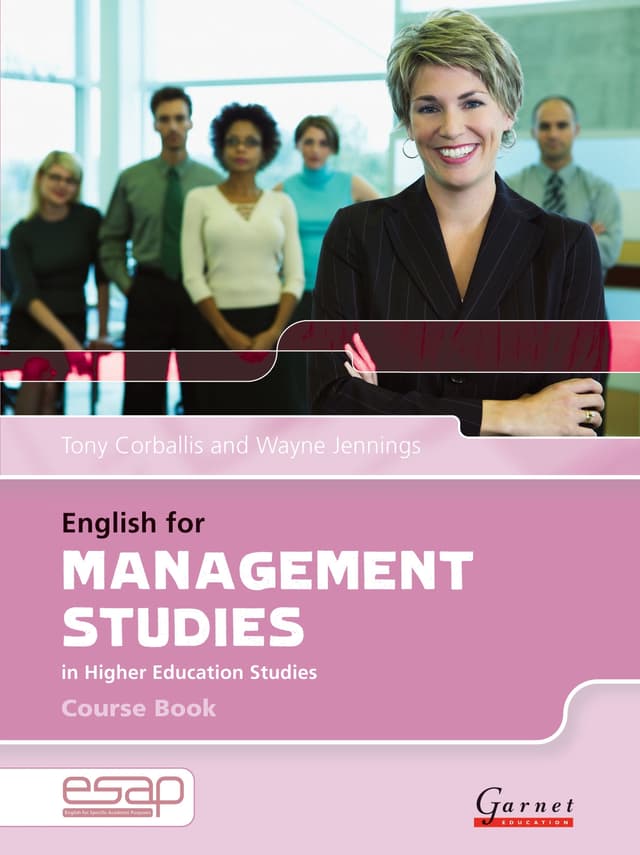 English for Management Studies in Higher Education Studies Course Book with audio CDs