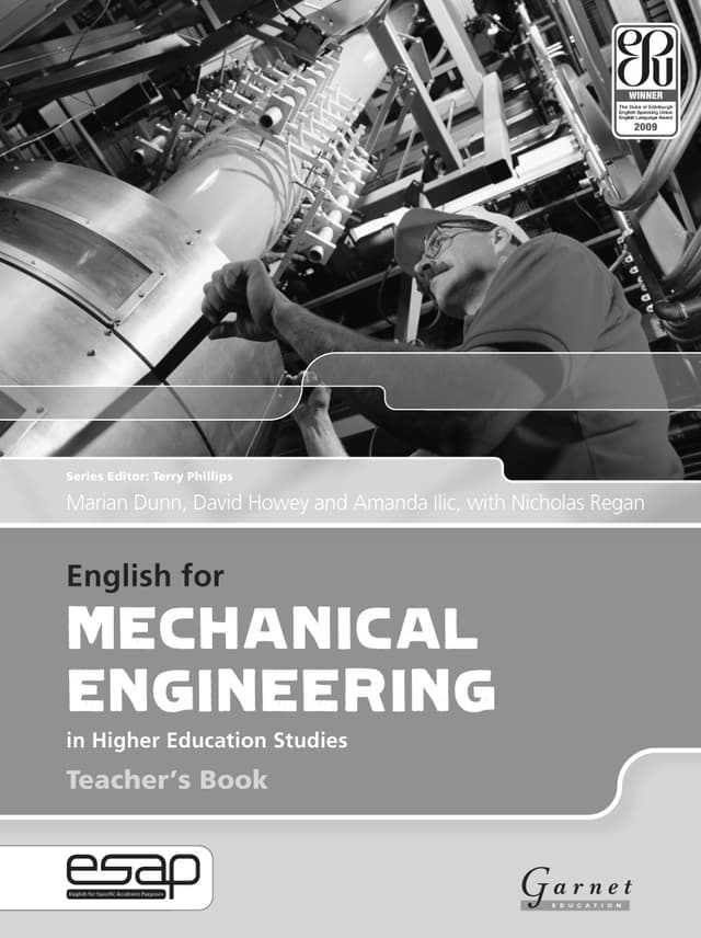 English for Mechanical Engineering in Higher Education Studies Teacher's Book
