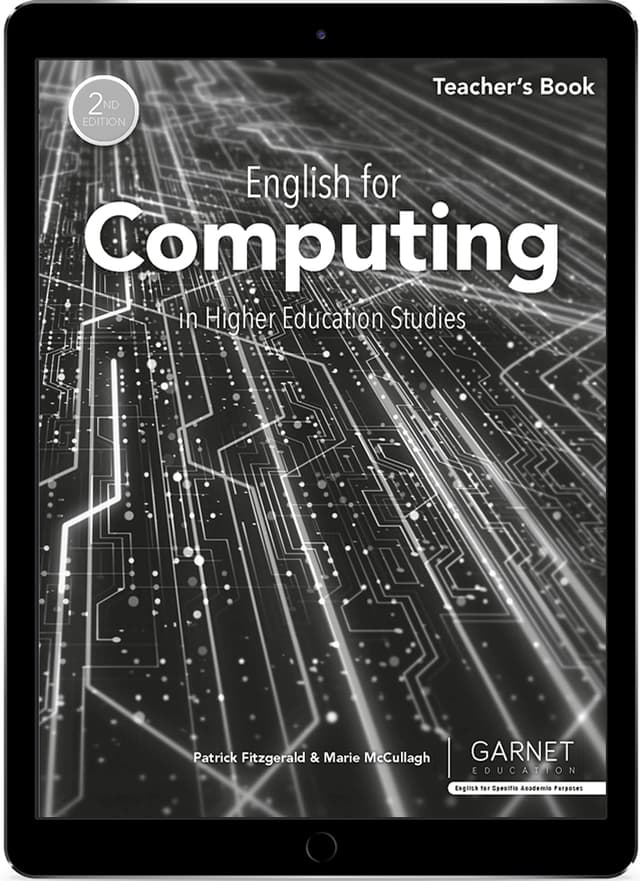 English for Computing in Higher Education Studies - 2nd Edition Teacher's eBook