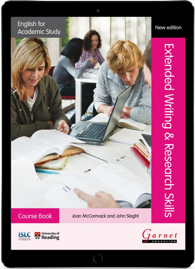 English for Academic Study: Extended Writing & Research Skills – Course eBook with Answers