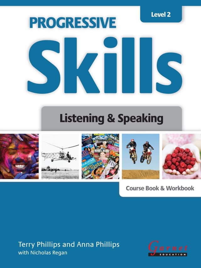 Progressive Skills 2 Listening & Speaking Combined Course Book and Workbook with DVDs