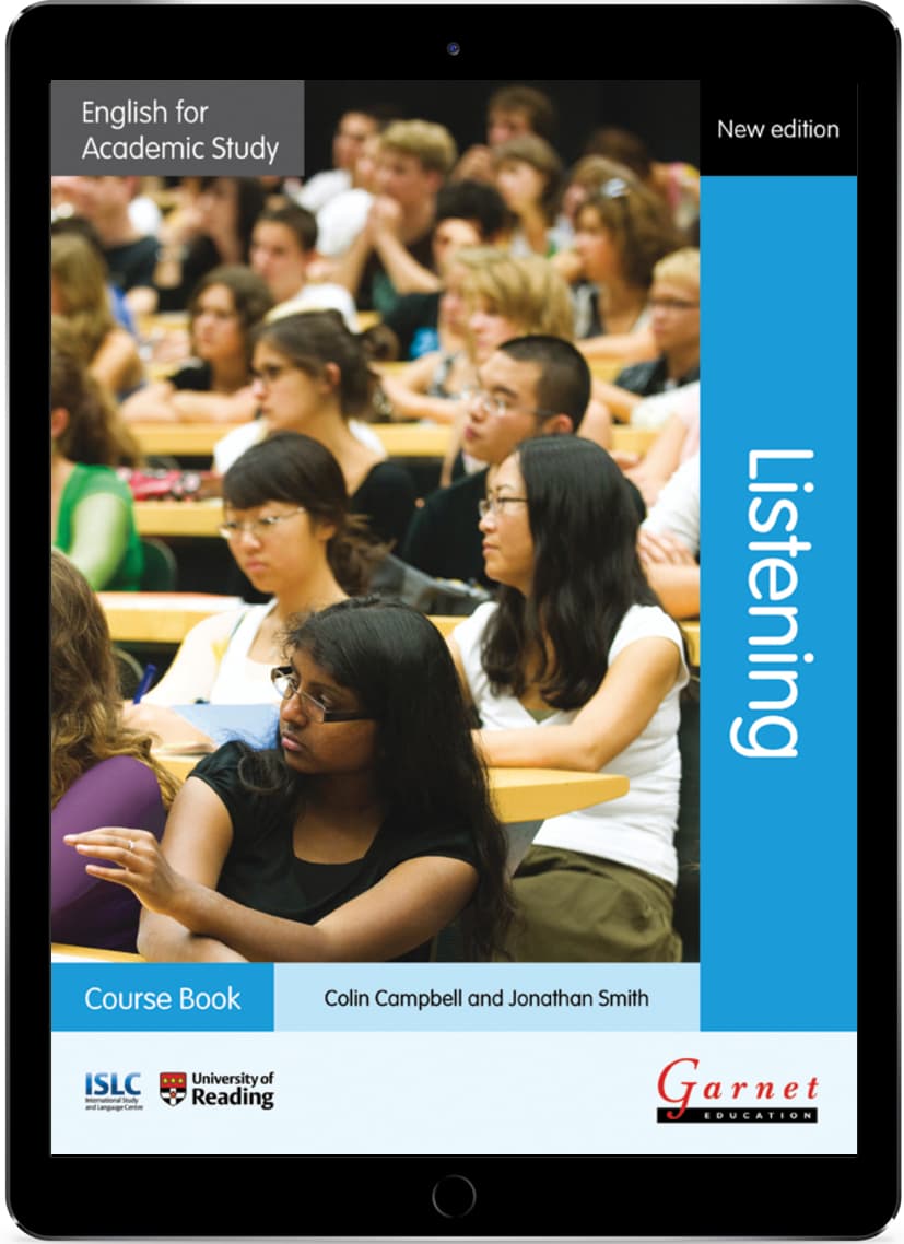 English for Academic Study: Listening – Course eBook with Video and Answers
