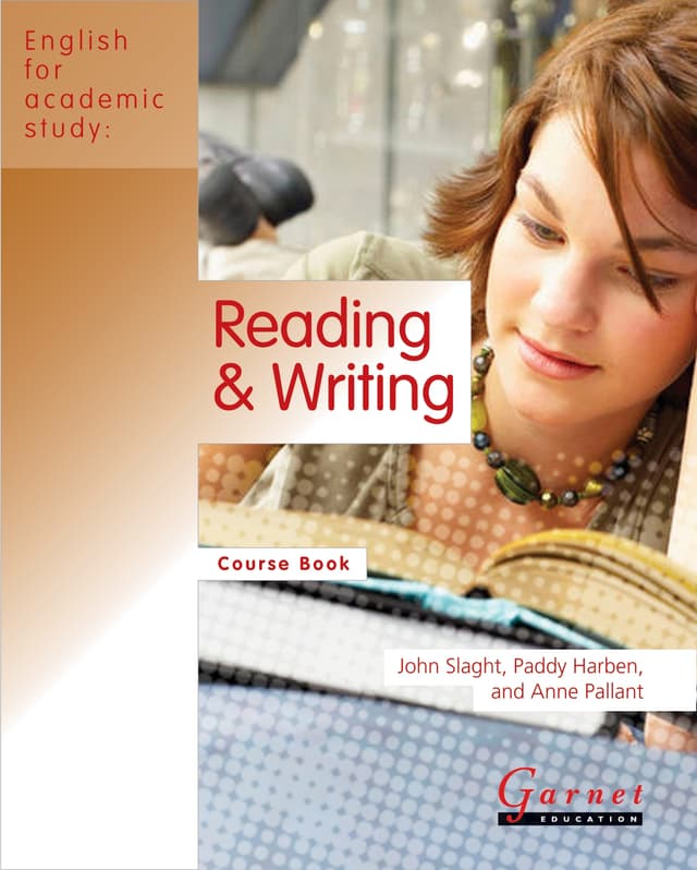 English for Academic Study: Reading & Writing American Edition Course Book