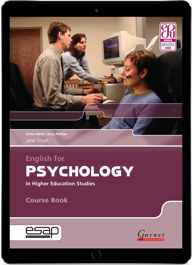 English for Psychology in Higher Education Studies Course Book