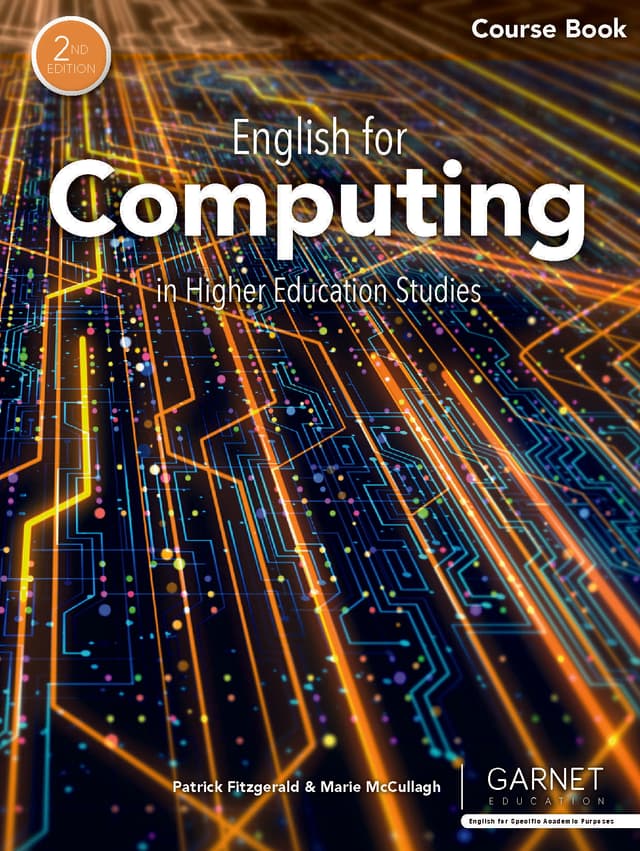 English for Computing in Higher Education Studies - 2nd Edition Course Book