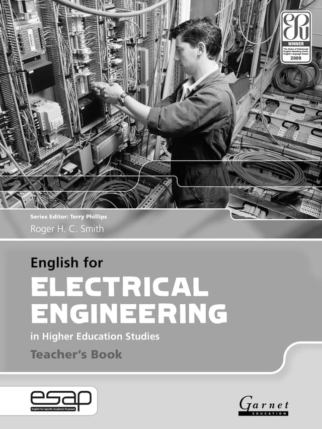 English for Electrical Engineering in Higher Education Teacher's Book