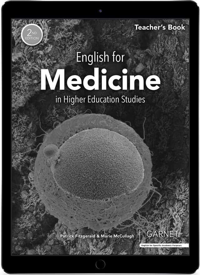 English for Medicine in Higher Education Studies - 2nd Edition Teacher's eBook