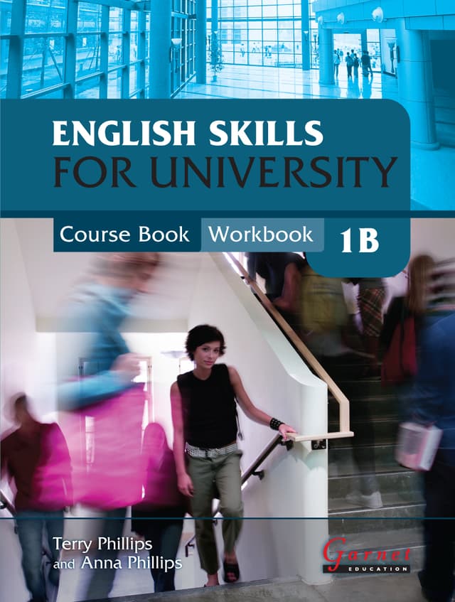English Skills for University Level 1B Combined Course Book and Workbook with audio CDs
