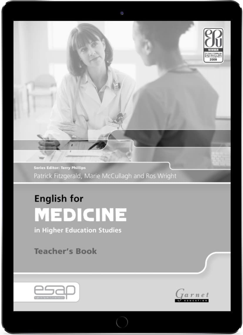 English for Medicine in Higher Education Studies Teacher's Book