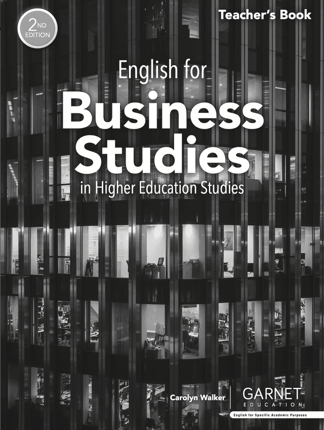 English for Business Studies in Higher Education Studies - 2nd Edition Teacher's Book
