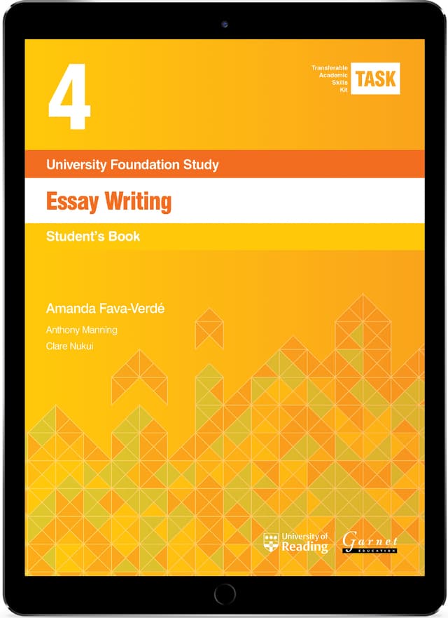 TASK 4 Essay Writing (2015) Student’s Book