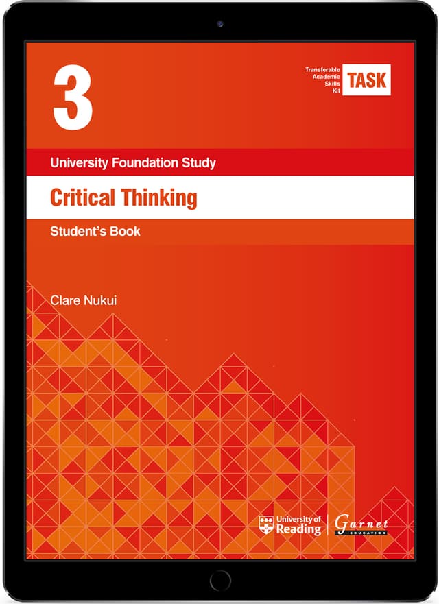 TASK 3 Critical Thinking (2015) Student’s Book