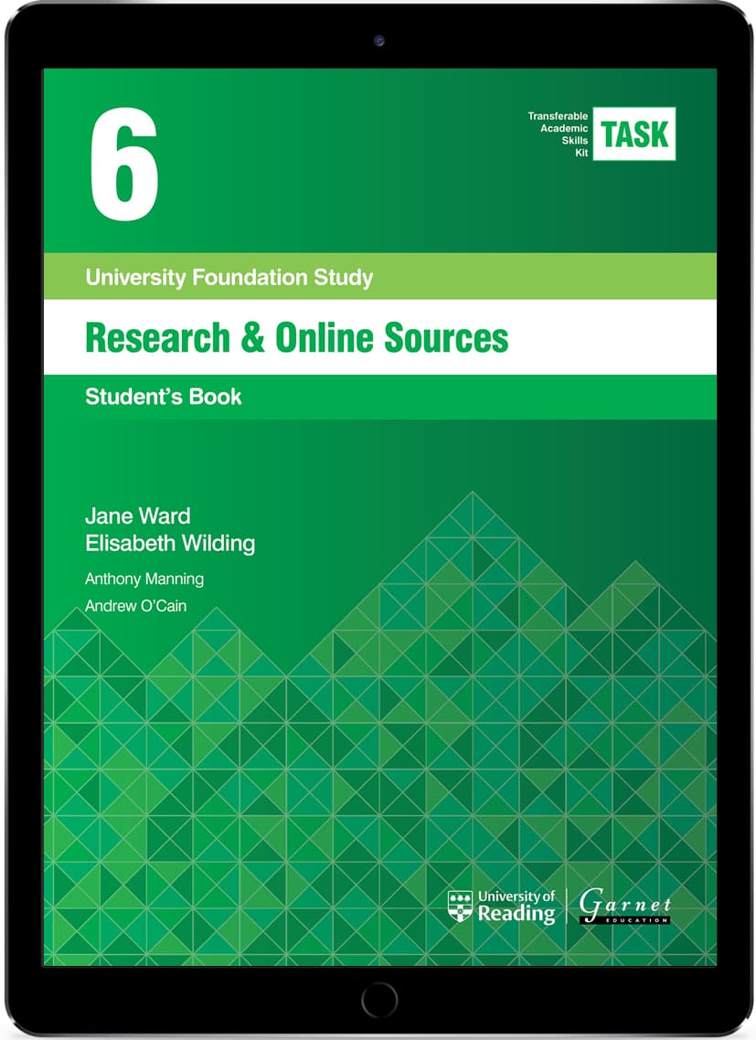 TASK 6 Research and Online Sources (2015) Student's Book