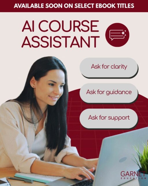 Introducing the AI course assistant! Powered by artificial intelligence to provide personalized assistance.

With one click, students can ask for clarity, guidance and support, receiving help that is seamlessly connected to the eBook content.

Available soon on select eBook titles.

#edtech #digitallearning #aiineducation
