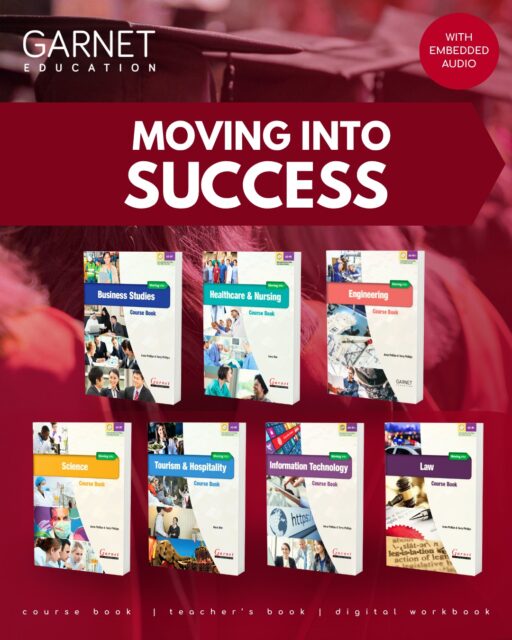 Help your students move into success with our Moving into ESAP series, designed for pre-intermediate learners who need English for their chosen field of study. 

The series bridges the gap for students with high aspirations but lower language levels, building confidence, developing essential study skills and preparing them for both further study and future careers.

Key features:
💬 Communicative activities to build confidence and fluency.
📚 A wide range of topics introducing key areas of each discipline.
📝 Graded skills practice with transferable study and career skills.
📖 Key vocabulary highlighted for reference and revision.
⚙️ Grammar integrated with skills practice, plus a full grammar reference for extra support.
✅ End-of-unit reviews with personalized activities, project work and a self-assessment checklist.

Titles available: Moving into Business Studies, Moving into Healthcare & Nursing, Moving into Engineering, Moving into Science, Moving into Tourism & Hospitality, Moving into Information Technology, Moving into Law.

Click the link in our bio and go to ‘View Our Products’ to explore the full range of Moving into ESAP print and digital resources.

#academicenglish #englishforspecificpurposes #eflcoursebooks #englishlanguageteaching