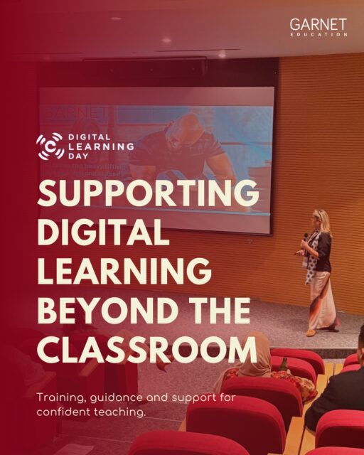 Teachers today navigate a fast-moving digital world. 

With AI course assistants, interactive eBooks, digital workbooks and QR codes, it can be challenging to know where to start or how to get the most from these tools.

At Garnet Education, we pair our digital resources with teacher training, giving educators the confidence to use them effectively in the classroom. 

By listening to teachers, gathering feedback and working alongside local partners, we ensure our training is effective, and that digital learning becomes meaningful, sustainable and embedded in everyday teaching.

#DLDay #digitallearningday